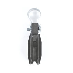 Aislador de Paso o Esquina con Abrazadera / 1 Pulgada (25 mm) / Resina Virgen 100% / Anti-Arqueo / Acero Galvanizado / Tubería de Malla Ciclónica