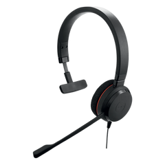 Jabra Evolve 20 Mono con Conexión USB C/A, Micrófono con Cancelación de Ruido de Ultima Generación, Configuración Plug and Play, Certificación Microsoft Teams (4993-823-169)