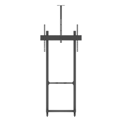 Montaje de Piso Móvil para Pantallas de  65 in a 100 in | vesa 100 x 100 hasta 1000 x 600 | carga maxima soportada 120kg| Fabricado en aluminio y acero