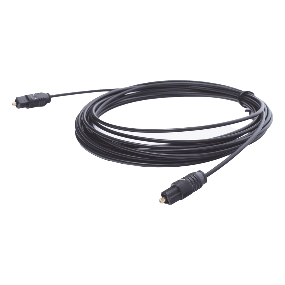 Cable Toslink de Fibra Óptica de 4.6m | Ideal para Mandar Audio Digital para Sistemas de Alta Calidad | Compatible con Amplificadores VSSL