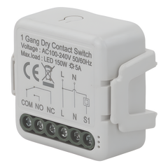 ZigBee Modulo switch relevador salida de Contacto Seco /  100-240V / 5A / 150W LED