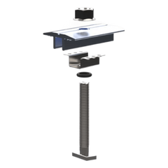 Middle Clamp Pro / Abrazadera Intermedia para Fijación de Módulos / Compatible con Módulos de 30-40 mm / Acero Inoxidable / Para Soluciones N Rail y S Rail