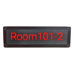 Pantalla LED de Pasillo para Hospital/Asilos, Doble Cara, Matriz 128×32, Indicadores RGB, Para Solución de Enfermería Fanvil