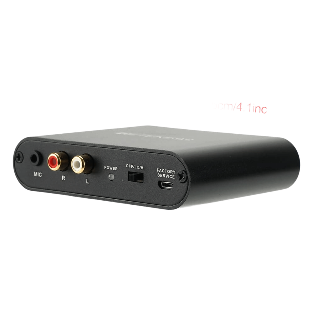 Transmisor Inalámbrico Silent Disco / Sonido HiFi de Alta Fidelidad / Entrada de Micrófono y RCA / Batería 1000 mAh / Alcance 300 m (984 ft) / Portátil y Duradero