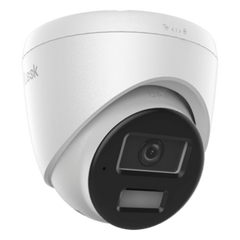 [Dual Light] Turret IP 4 Megapixel  / Lente 2.8 mm / 20 mts IR + 20 mts Luz Blanca / Micrófono Integrado / ACUSENSE Lite / Exterior IP67 / PoE / dWDR / H.265+ / ONVIF