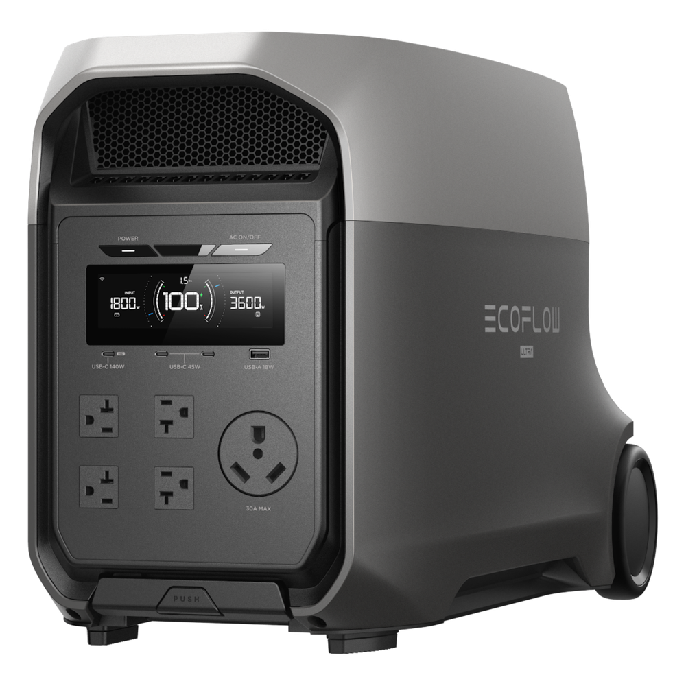 Estación de Energía Portátil EcoFlow DELTA 3 ULTRA, 3072Wh, Batería LiFePO4, Salida 3600W (Surge 7200W)