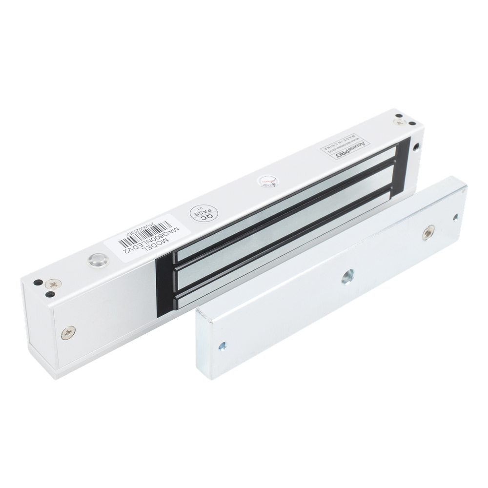Chapa magnética 600 lbs con LED Ultra-brillante/ Libre de Magnetismo Residual / Sensor de estado de la placa