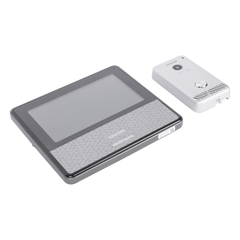 KIT DE VIDEOPORTERO IP COLOR NEGRO / Apertura con app / Súper elegante / Monitor WIFI / Alimentación 110vca