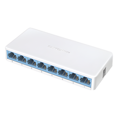 Switch NO Administrable / Para escritorio / 8 puertos 10/100 Mbps / Diseño Compacto / Plug and Play