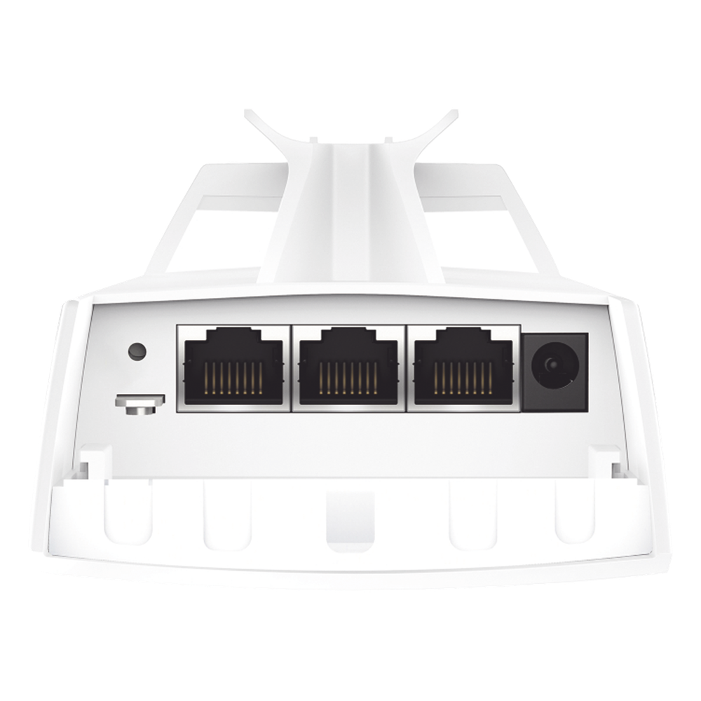 Punto de Acceso Exterior Bridge 5 GHz / 867 Mbps / Alcance 1 km / IP65 / 3 Puertos Gigabit / Gestión Omada SDN / Protección Rayos 6 kV / PoE Pasivo