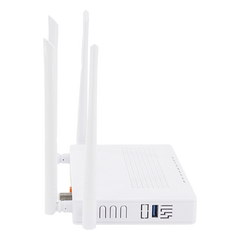 ONU Dual GPON/EPON / Wi-Fi Doble Banda 2.4 y 5 GHz / Soporta MESH / 2 Puertos Gigabit / 1 Puerto PON SC/APC / 1 puerto CATV / Hasta 1200 Mbps vía Wi-Fi