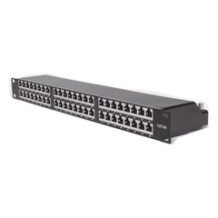 Panel de Parcheo de Impacto (110) Blindado de 48 Puertos Cat6A