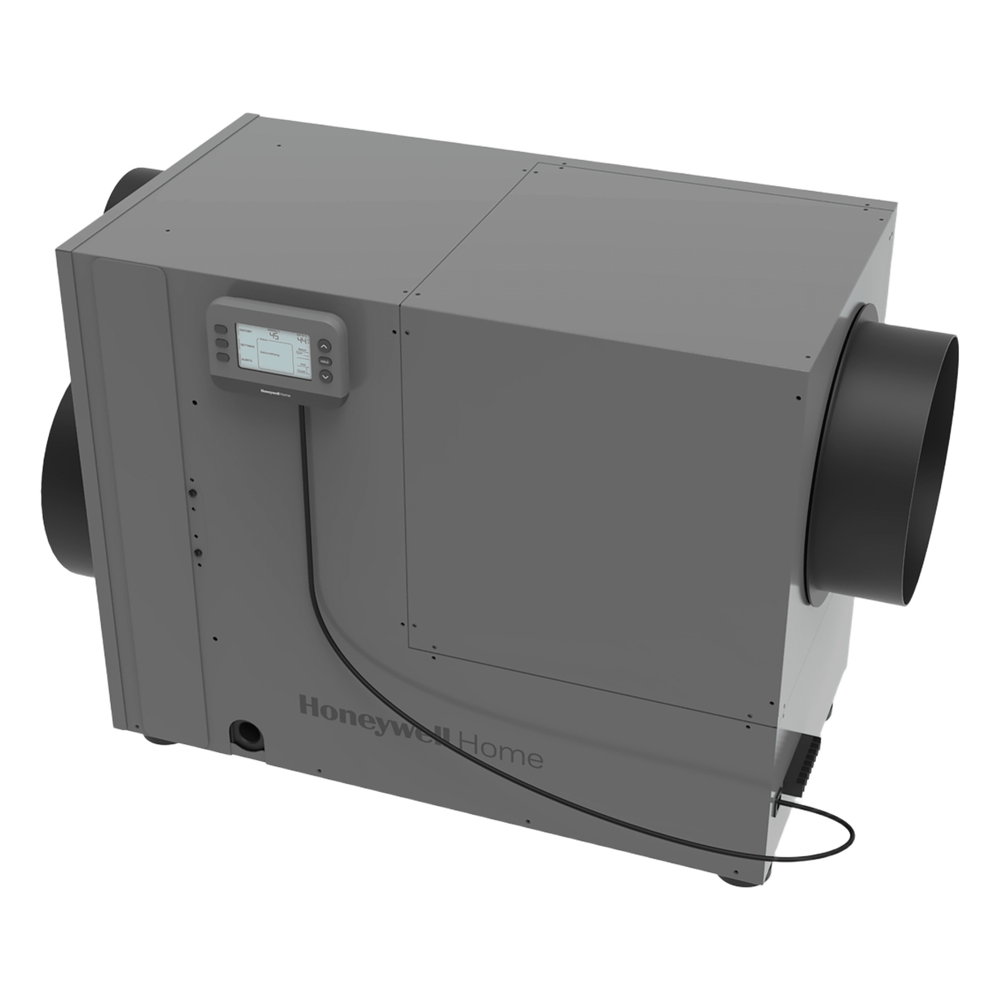 Deshumidificador de casa completa de 90 pints por día con ventilación integrada, salida tri-direccional y sensores de fuga, filtro MERV 8 de 14x20 pulgadas