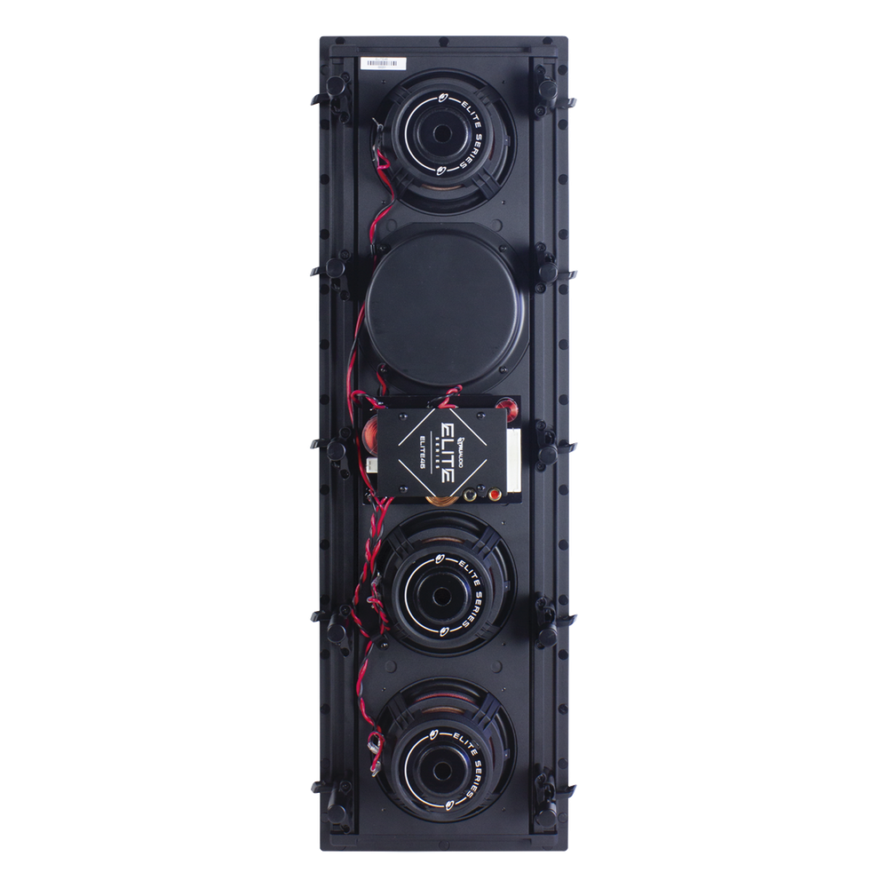 BOCINA DE PARED | 4 WOOFERS DE FIBRA DE CARBONO 6.5'' | TWEETER DE TITANIO 1'' | 250W