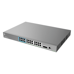 Switch de Red Empresarial L2++ / Serie GWN7800 Pro / 24 Puertos Gigabit PoE 400W / 2 SFP+ / Gestión Cloud GDMS / VLAN 4K / QoS Avanzado / Seguridad Integral