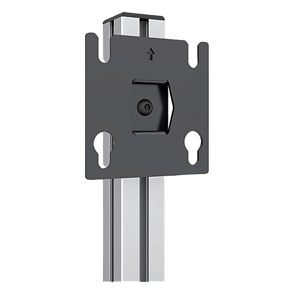 Accesorio - Placa Adaptadora para Panel LED 20 x 20.5 mm | Dimensiones 64 x 64 x 2 mm | Diámetro de Orificio Ø10.3 mm | Separación de Orificios 40 mm.