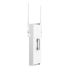 Punto de Acceso Omada Exterior / Wi-Fi 6 AX1800 MU-MIMO 2x2 / Mesh Omada / Alta Densidad de Usuarios / Carcasa Resistente IP67 / Configuración por Controlador o Stand-Alone / Para Montaje en Mástil/ Pared / Alimentación PoE+
