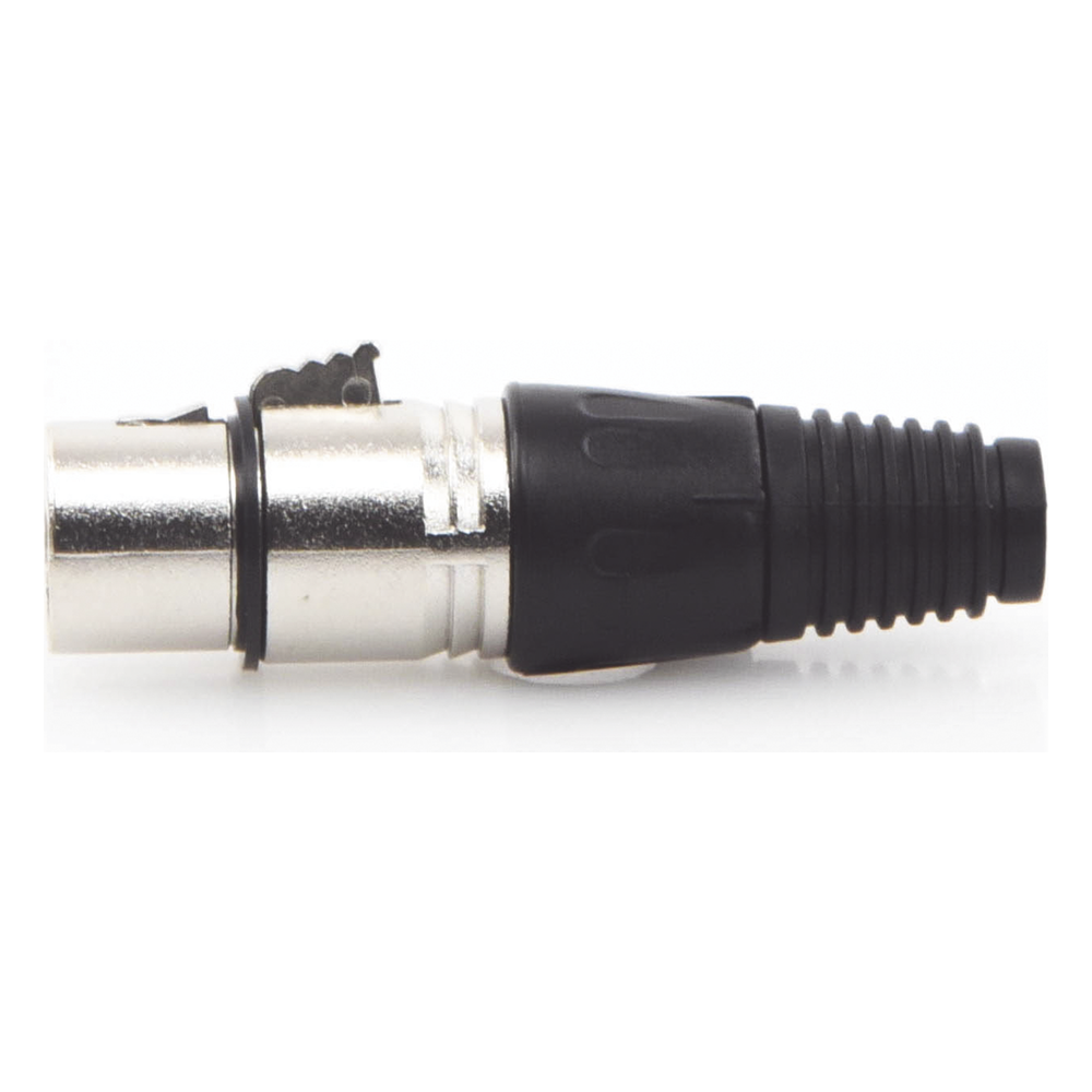 Conector XLR 3 Pines Hembra | Ideal para Conexiones de Micrófonos y Mezcladoras | Equipo de Audio Profesional