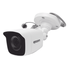 Bala TURBOHD 2 Megapíxeles (1080p) / METALICA / Gran Angular 103° / Lente 2.8 mm / IR EXIR Inteligente 20 mts / Exterior IP66 / TVI-AHD-CVI-CVBS
