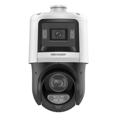 [TandemVu] PTZ IP 4 Megapixel + Cámara Fija 4 Megapixel / 25X Zoom / 100 mts IR + 30 mts Luz Blanca / IP67 / ACUSENSE / PoE+ / 2 Micrófonos Integrados y Bocina / Alerta Audible y Luz Estroboscopica / Alarmas I/O / DARKFIGHTER / Micro SD