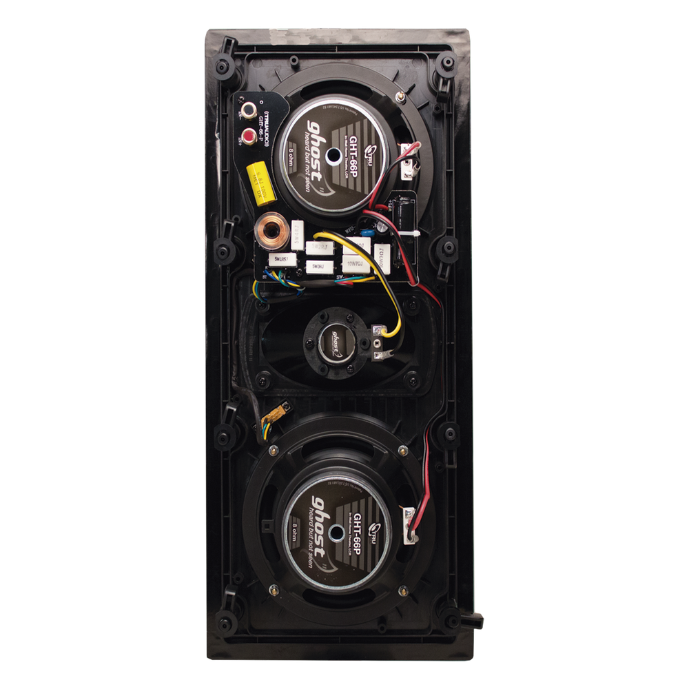 Altavoz LCR de pared | woofers dobles de 6.5'' | tweeter de seda suave de 1 | 125W | 8&Omega;