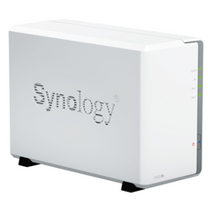 NAS DiskStation DS223j | 2 Bahías | CPU Realtek RTD1619B 1.7 GHz | 1 GB DDR4 | Puerto 1GbE RJ-45 | USB 3.2 Gen 1 | Compatible con HDD y SSD | Synology DSM | RAID 0, 1, JBOD | SMB, AFP, NFS, FTP | Vigilancia IP