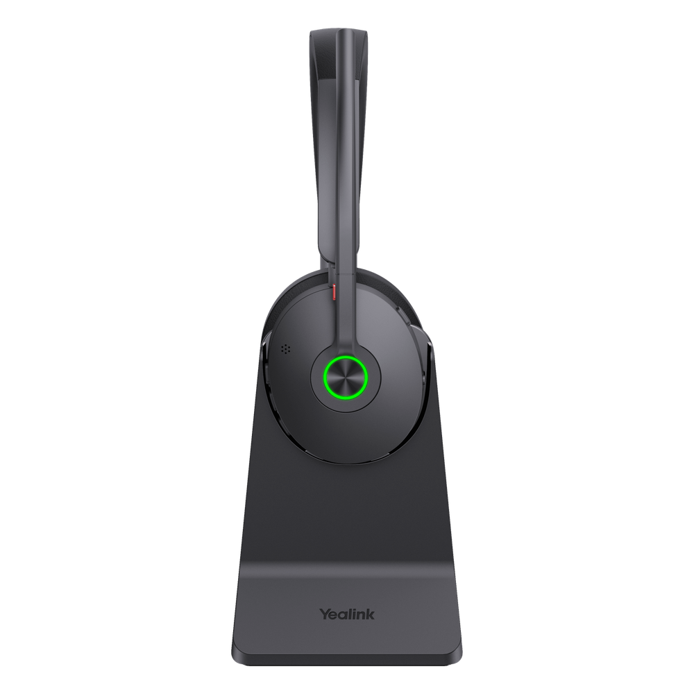 Auriculares estéreo Yealink BH74 edición MS con base de carga / Bluetooth 5.3 con adaptador USB C&A / Cancelación activa de ruido / 32 horas de conversación