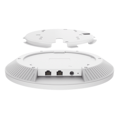 Punto de Acceso Omada / Wi-Fi 7 BE22000 MU-MIMO 4x4 / 2 Puertos 10 Gbps / Mesh Omada / Operaciones Multiencale (MLO) / Configuración por Controlador o Stand-Alone / Para Montaje en Techo/pared / Alimentación PoE++