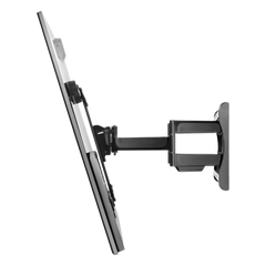 Soporte de Pared Articulado Paramount para Pantallas 39" a 90" / Extensión 542 mm / Capacidad 68KG / VESA 200x100 a 600x400 mm / Inclinación +15°-5° / Pivote ±90°