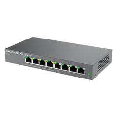 Switch de Red Administrable Capa 2 Lite / 8 Puertos Gigabit Ethernet / 4 Puertos PoE / VLAN / QoS / Snooping IGMP / Montaje en Pared y Escritorio / Compatible con GDMS