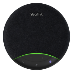 Yealink SP92, altavoz portátil con micrófono integrado, Bluetooth 5.3 con adaptador USB-C/A, alcance de captación de voz de 4 m, 20 horas de conversación, cancelación de ruido con IA.
