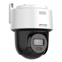 [ColorVu + Dual Light] Cámara Exterior PT TurboHD 3K  / Audio Bidireccional y Sirena / Luz Blanca 40 m / IP66 / -30°C a 60°C / Material Plástico