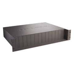 Chasis para Montaje en Rack de 14 bahías / Soporta Convertidores de Fibra Óptica TP-Link /  Compatibles (MC111CS, MC112CS, MC220L, MC110CS, MC100CM, MC210CS, MC200CM) / Plug and Play