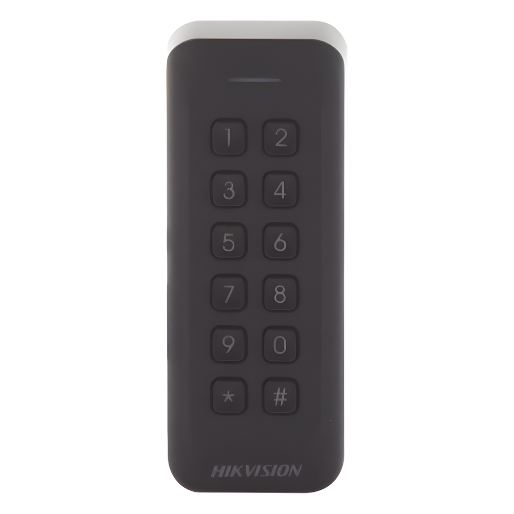 Lector de Tarjetas PROX EM y Contraseñas / Exterior IP65 / Wiegand / Compatible con Cualquier Panel / PERFIL DELGADO y ESTETICO / Indicador LED