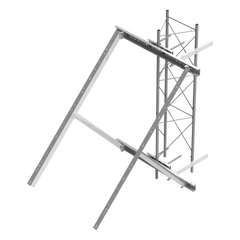 Montaje para Panel Solar de Poste o Torre Galvanizado Electrolítico (Ver Compatibilidad).