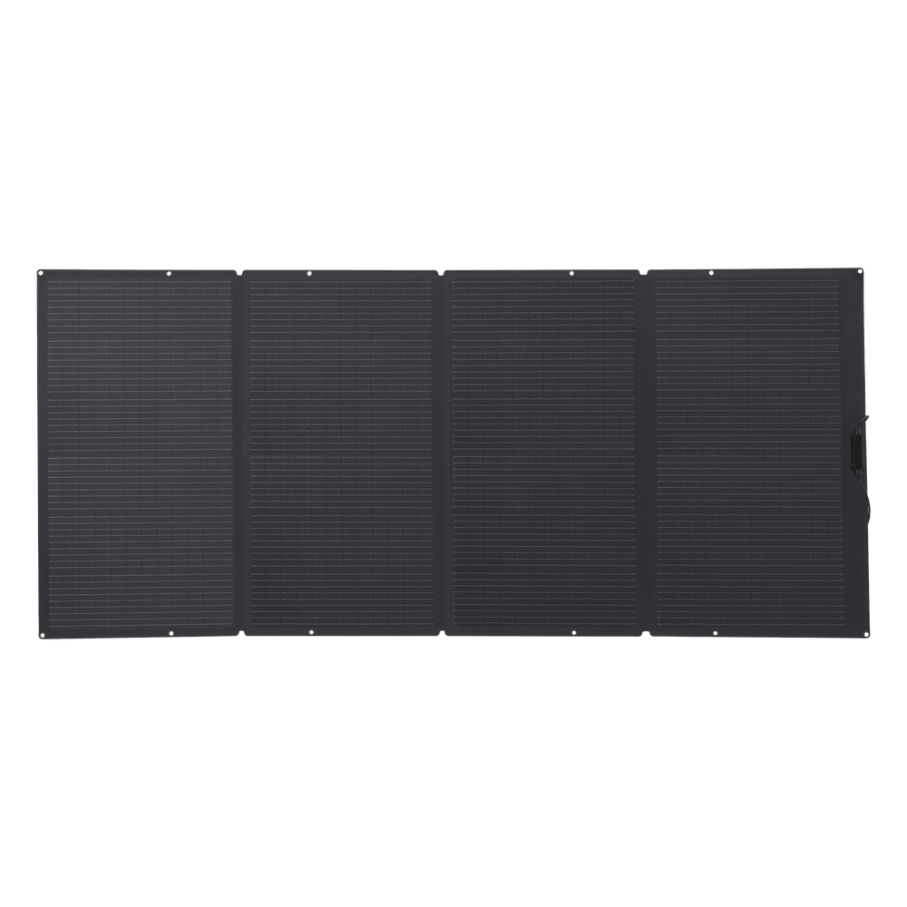 Módulo Solar Portátil y Flexible de 400W Recomendado para Estaciones Portátiles EcoFlow / Ajuste de Ángulo / Carga Eficiente / Conector XT60