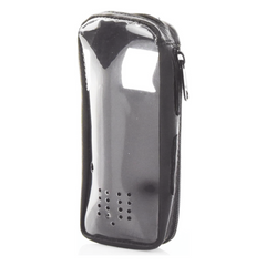 Funda de Piel Reforzada, con Frente Transparente para Serie Satelital IC-SAT100.