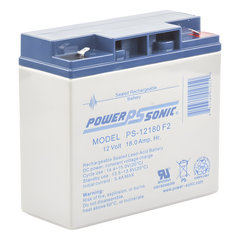 Batería 12V, 18AH, Para Respaldo, Tecnologías AGM/VRLA, Diseño De Vida Útil 5 Años, Terminales Tipo F2, Listada UL, Libre De Mantenimiento