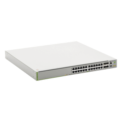 Switch L3, Stack, 20 puertos 1G POE+, 4 MultiGigabit POE+, 4 puertos SFP+, PSU FIJA