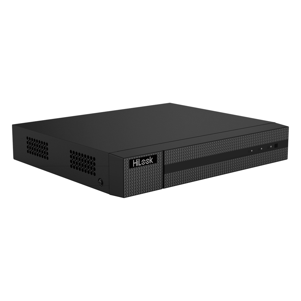 DVR  8 Canales TurboHD + 8 Canales IP / 8 Megapíxel (4K) / Audio Bidireccional / Detección de movimiento 2.0 / 1 Bahía de Disco Duro / H.265+ / Salida en Full HD