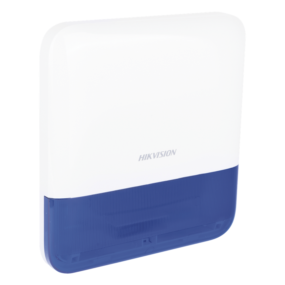 (AX PRO) Sirena Inalámbrica con Estrobo Azul para Exterior IP65 / 110 dB