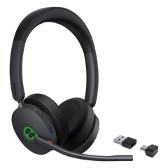 Auriculares estéreo Yealink BH74 con base de carga / Bluetooth 5.3 con adaptador USB C&A / Cancelación activa de ruido / Indicadores de actividad