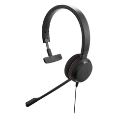 Jabra Evolve 20 Mono con Conexión USB C/A, Micrófono con Cancelación de Ruido de Ultima Generación, Configuración Plug and Play, Certificación Microsoft Teams (4993-823-169)