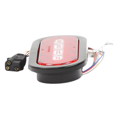 Plafon Ovalado Trasero de 18 LED, Rojo/Blanco/Ambar, 7.5 Pulgadas