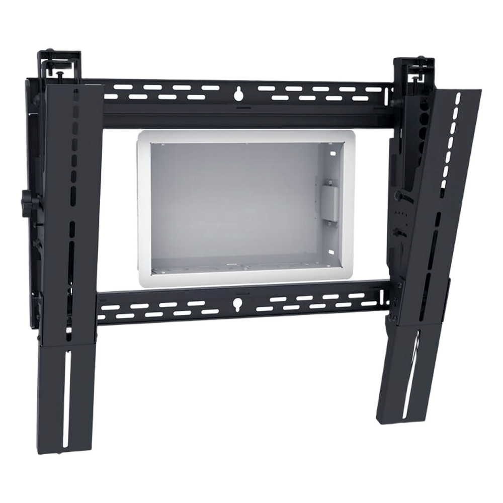 Soporte de Pared Universal Tijera SmartMount / Extensión 12 pulgadas (305 mm) / Carga Máxima 200 lb (90.7 kg) / Ajuste Tilt +15°/-2° con IncreLok / Patrón VESA 200x100 a 600x600 mm / Apertura Abierta para Cajas Empotradas / In