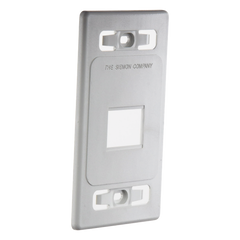 Placa de Pared Modular MAX, de 2 Salidas, Color Blanco