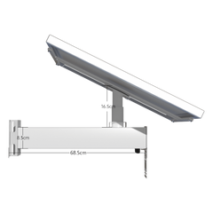 Sistema Autónomo de Alimentación Solar 120W / Batería LiFePO₄ 60Ah (768Wh) / Panel Monocristalino / MPPT / 12V 3A / IP65 / Plug-and-Play / Monitoreo Remoto RS-485