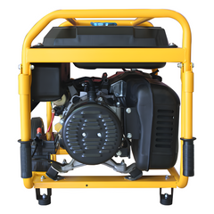 Generador a Gasolina / Planta de Emergencia de 6.5KW, 220Vac 2 Fases, Jaula con Ruedas para Fácil Traslado y Encendido Electrónico