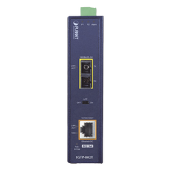 Convertidor de medios industrial PoE+ 1000BASE-SX a 10/100/1000BASE-T 802.3at (SC,MM) -550 m