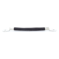 Cable para Baterías, 0.2m, Negro, Calibre 2 AWG con Terminales de Ojo en Ambos Extremos